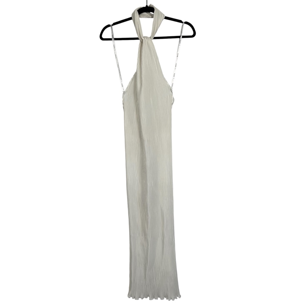 L'ide Klum Satin Midi Dress In White Nwt — image 5 of 8